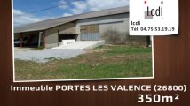 local commercial PORTES LES VALENCE