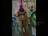 Samba funk dancer, London 2014. Fusion with Belly dance moves