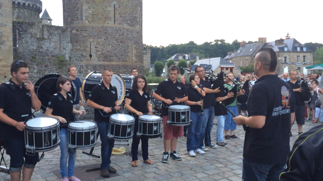 Répétition du Bagad Bro Felger
