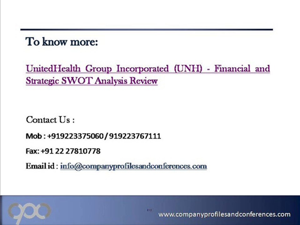 UnitedHealth Group Incorporated