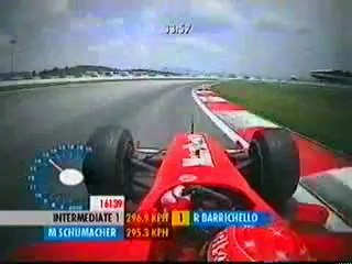 F1 - Schumacher pole - Sepang 2001