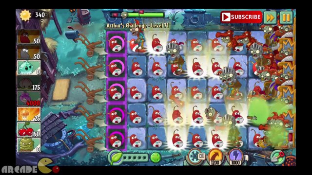 Plants Vs Zombies 2 Dark Ages Part 2 Arthur's Challenge 71 Chili Beans Lot Of Gas !