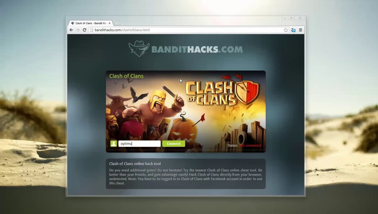 Free Clash of Clans Online Hack for Android - Gratuit Gemmes - Gratis Gems Cheat - NEW