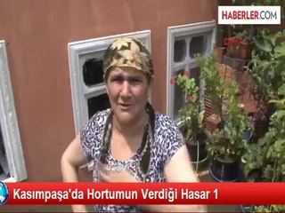 Kasımpaşa'da Hortumun Verdiği Hasar 1