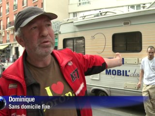 A Paris, un camping-car amène douche et dignité aux sans-abri