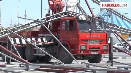 Malatya'da Fuar Çadırı Çöktü: 3 Yaralı