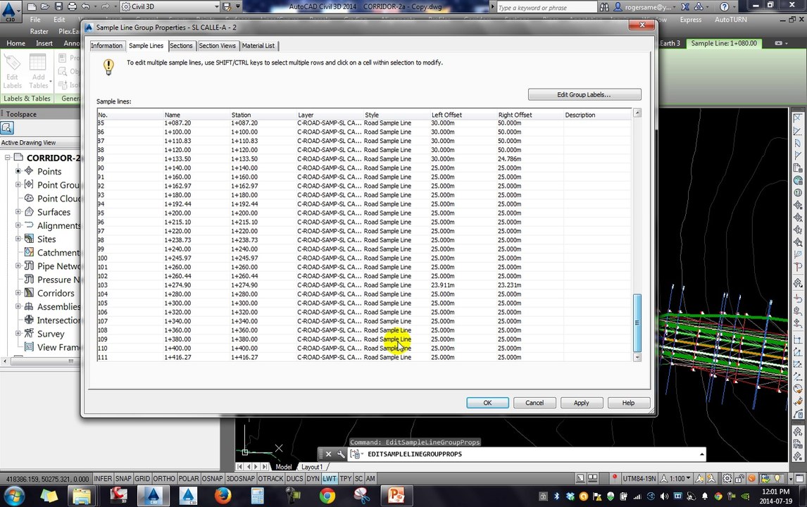 Tutoriales RG - AutoCAD Civil 3D 2014 - 50-PLANOS DE SECCIONES TRANSVERSALES