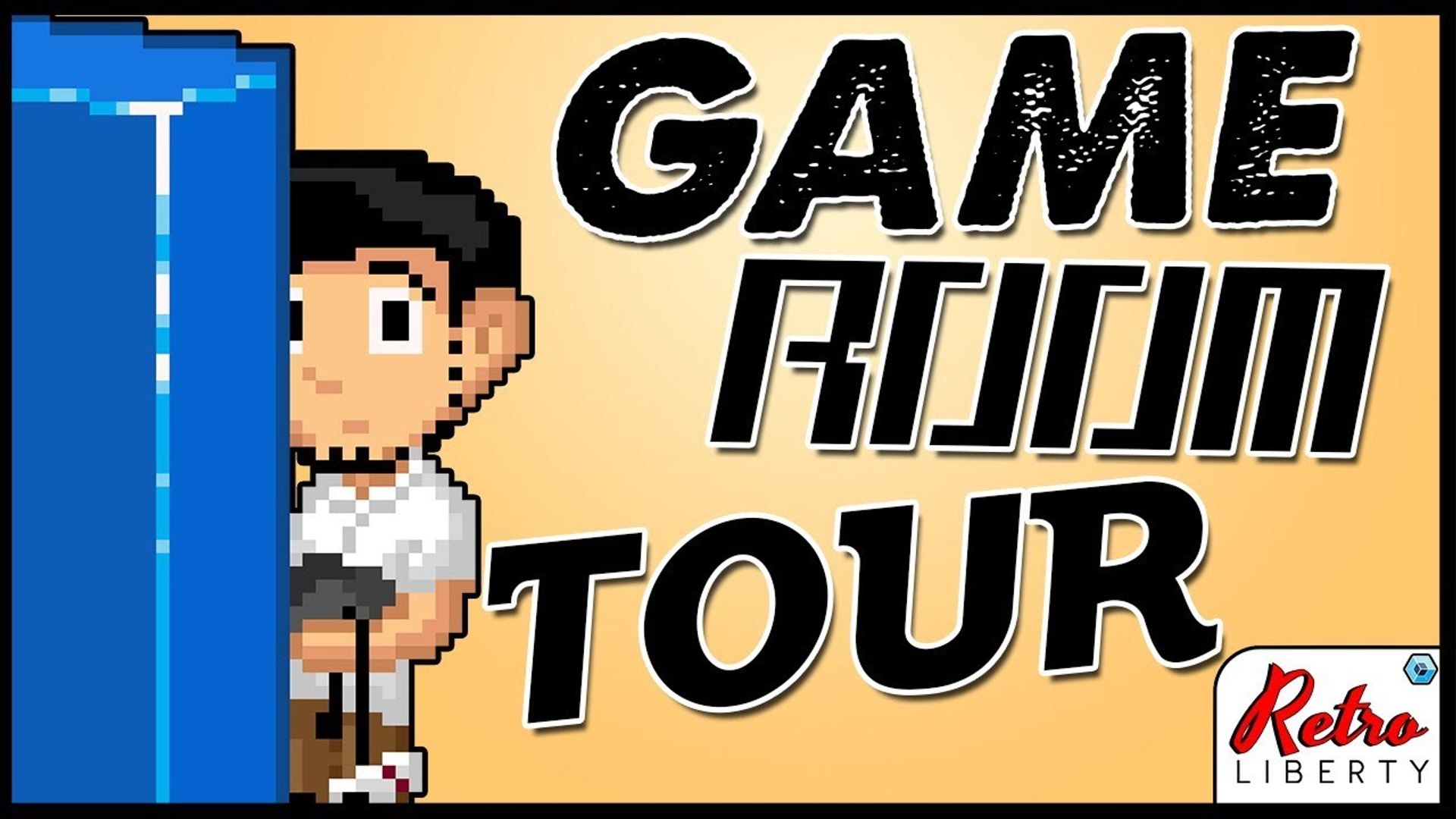 ⁣GAME ROOM TOUR!! (100 Video Special) RetroLiberty