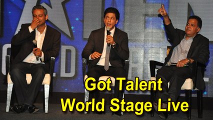 Srk Hosting Got Talent World Stage Live On Colors |Press Launch