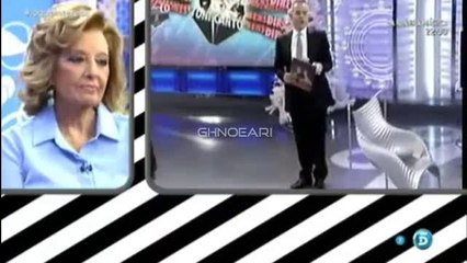 Maria Antonia Iglesias se cuela en el plano de Jordi (Audio de Sálvame)