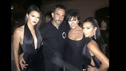 Kim Kardashian in nothing but sheer black tights followed by night with family in Ibiza