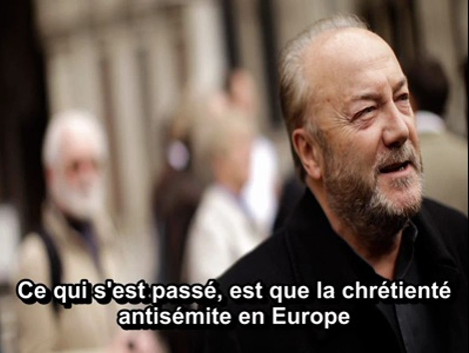 George Galloway:député Anglais à la Chambre des communes,  les origines du conflie Israelo-Palestinien