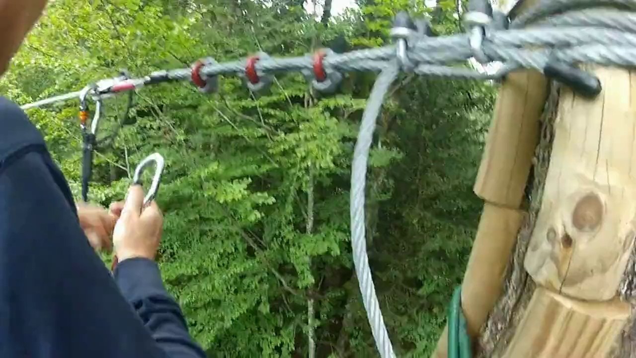 Accrobranche aux Dronières : parcours "Vertige"