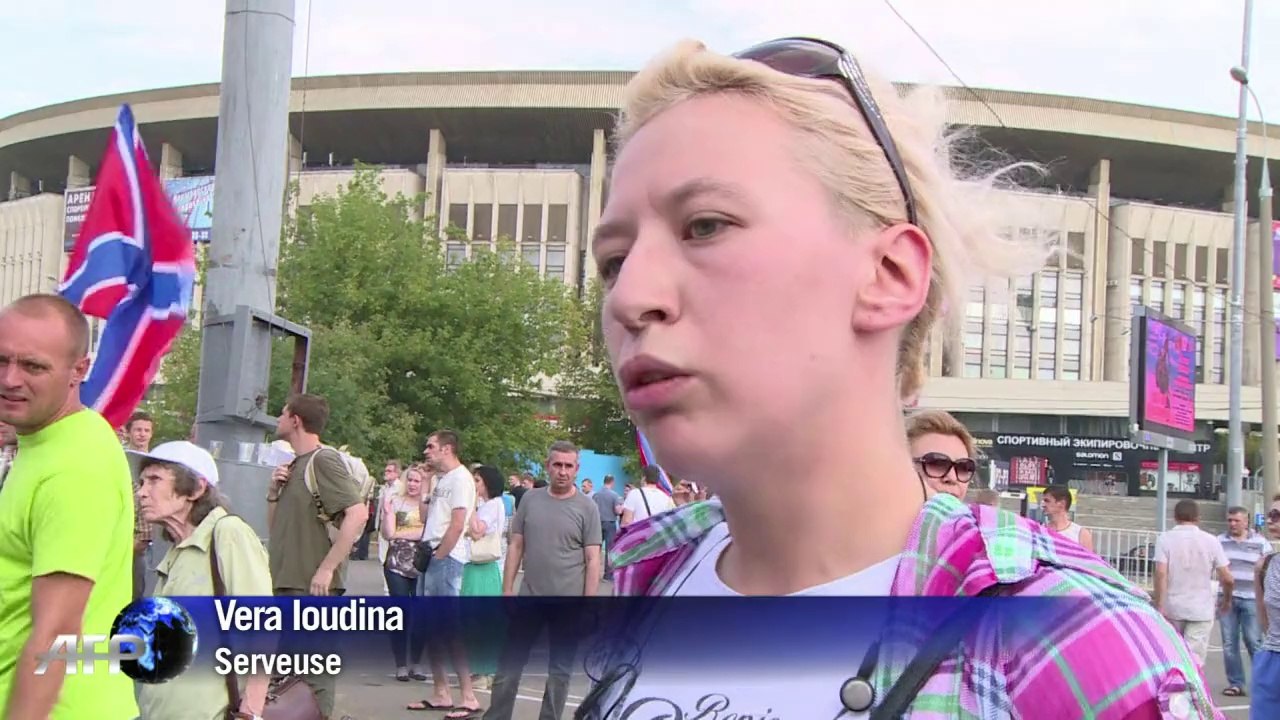 Moscou: manifestation en soutien aux séparatistes ukrainiens