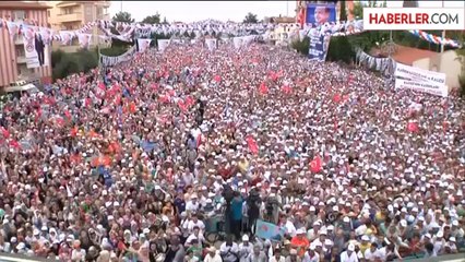 İki Önemli Telefon Geldi, Erdoğan Konuşmasına Ara Verdi