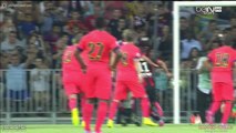 D.Cvitanich goal (OGC Nice 1-0 FC Barcelona) HD