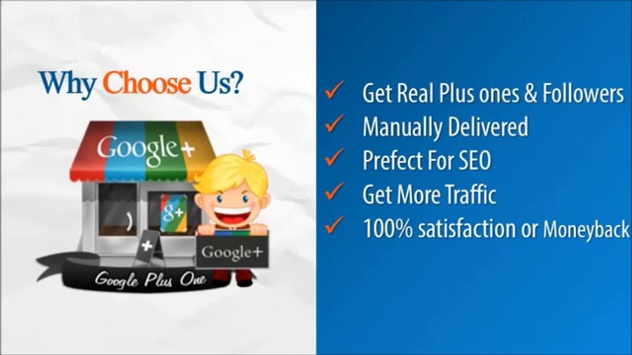 Buy Google Plus ones and Followers