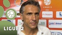 Conférence de presse Stade Lavallois - Chamois Niortais (1-1) - 2014/2015