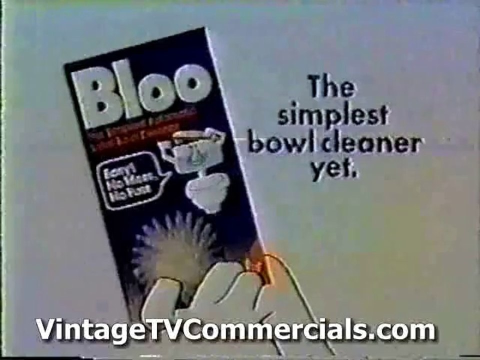 80's Animated Talking Toilet Bowl Commercial