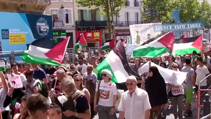 Manifestation pro-palestinienne à Marseille - 2 août 2014