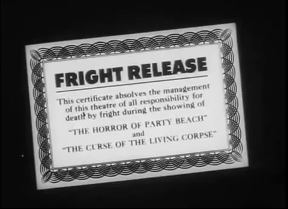 The Curse of the Living Corpse Trailer (1964) Roy Scheider