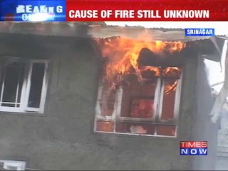 Fire destroys buildings in Srinagar