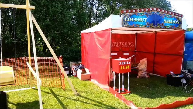 prestige bouncy castles traditional vintage swing boats and coconut shy