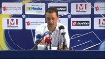 Conférence de presse FC Sochaux-Montbéliard - US Orléans (0-1) : Olivier ECHOUAFNI (FCSM) - Olivier FRAPOLLI (US Orléans) - 2014/2015