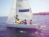 5° parte, 28 luglio 2014 - scuola di vela Pantelleria - Lega Navale Italiana sezione di Pantelleria - istruttori Paolo Formentini, Gianluca Salerno, scuola su Orion 18
