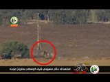 Gaza ATGM vs Israeli Army  كتائب القسام تستهدف حفار شرق الوسطى _ شهاب