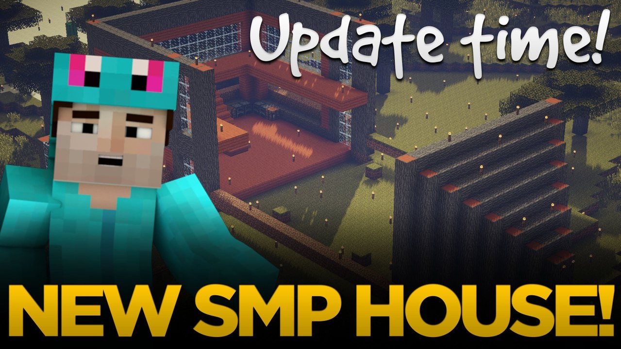 I BUILT A NEW HOUSE!!! [Minecraft SMP]