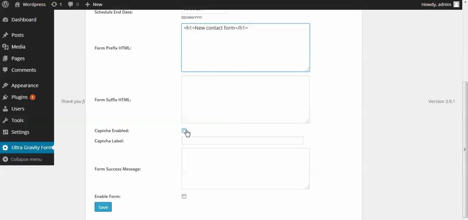 gravity form wordpress plugin free