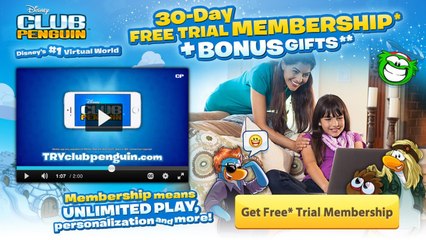 Club Penguin: Free 30-Day Membership Trial [w/ Bonus Items]