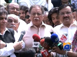 Pervez Rasheed on PTI long march-03 Aug 2014