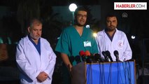 Filistin Sağlık Bakanlığı Vekili Yusuf Ebu Riyş' basın açıklaması -