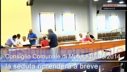 Matera - consiglio comunale 01 agosto 2014 2 1