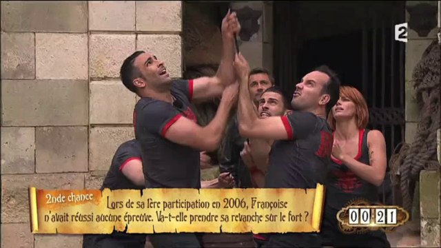 Françoise Laborde est rocket woman dans Fort Boyard