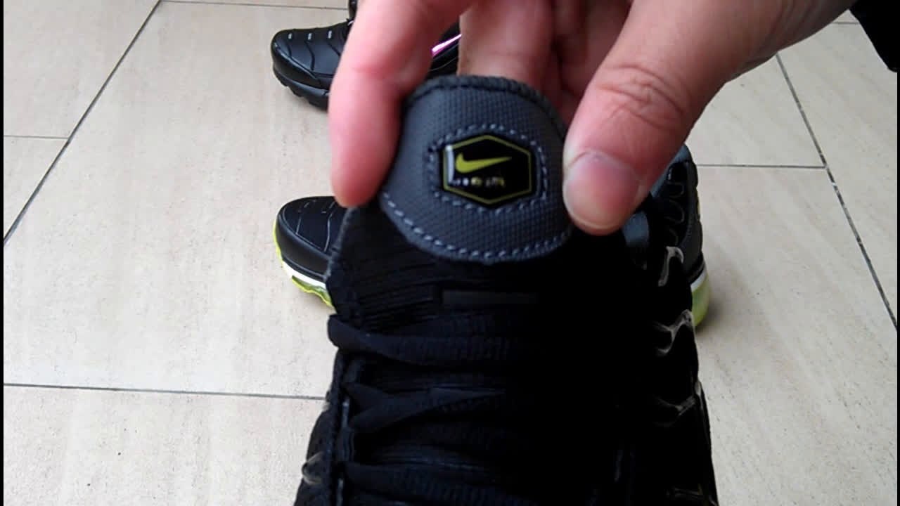 2014 new air max plus tn black and green sneakers unpacking review