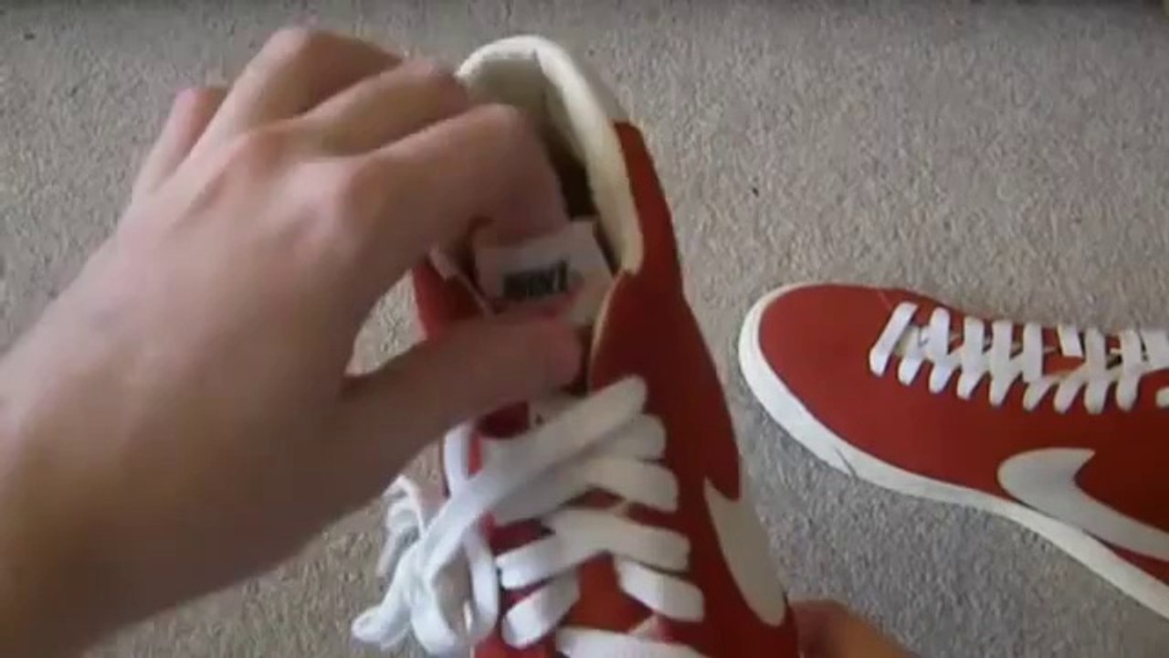 Cheap Nike Blazer Shoes Online,2014 Nike Blazer Hi Suede (Vintage) Red on Feet replica review