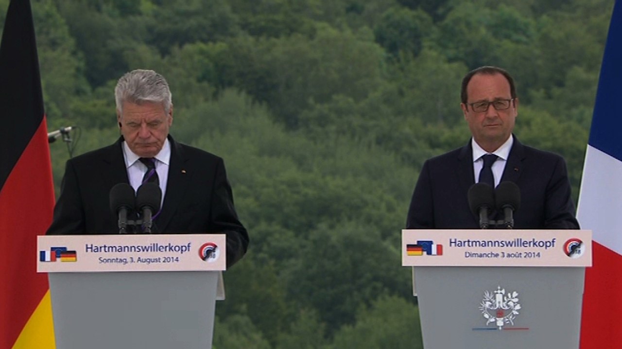 Cérémonie de commémoration franco-allemande du centenaire de la Grande Guerre : "Les commémorations viennent donner du sens au monde d'aujourd'hui"