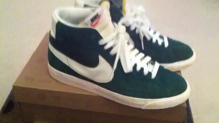Cheap Nike Blazer Shoes Online,Nike Blazer Vintage Suede Green Gorge
