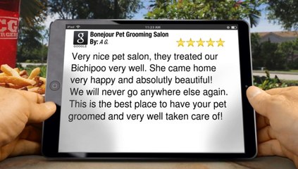 Bonejour Pet Grooming Salon Barrington         Remarkable         Five Star Review by A G.