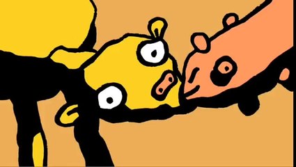 "The Cow Who Wanted to be a Hamburger" clip - by Bill Plympton