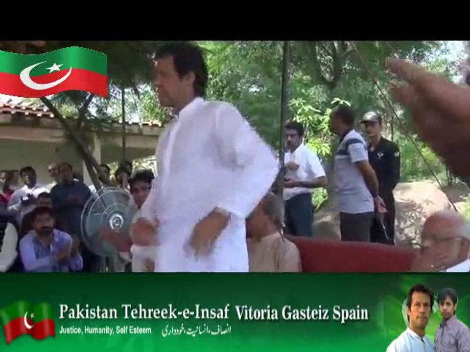 Imran Khan addressing PTI Punjab for AzadiMarch (Aug 2, 2014)