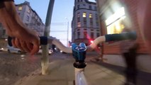 Amazing Bike crash filmed with GoPro - Fixie Fail!