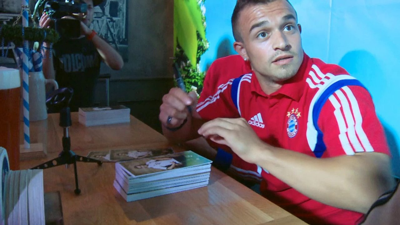 Bayerns Autogramm-Marathon in NYC