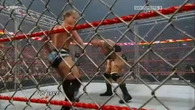 Batista vs Chris Jericho Raw 800 Steel Cage Match [Español Latino]