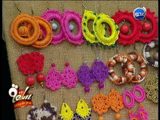 #ساعة_مع_شريف - سها ناجي وتصميمات خاصة من أعمال الكروشيه