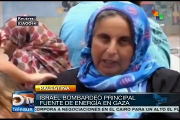Palestinos no tienen suministro de energía eléctrica