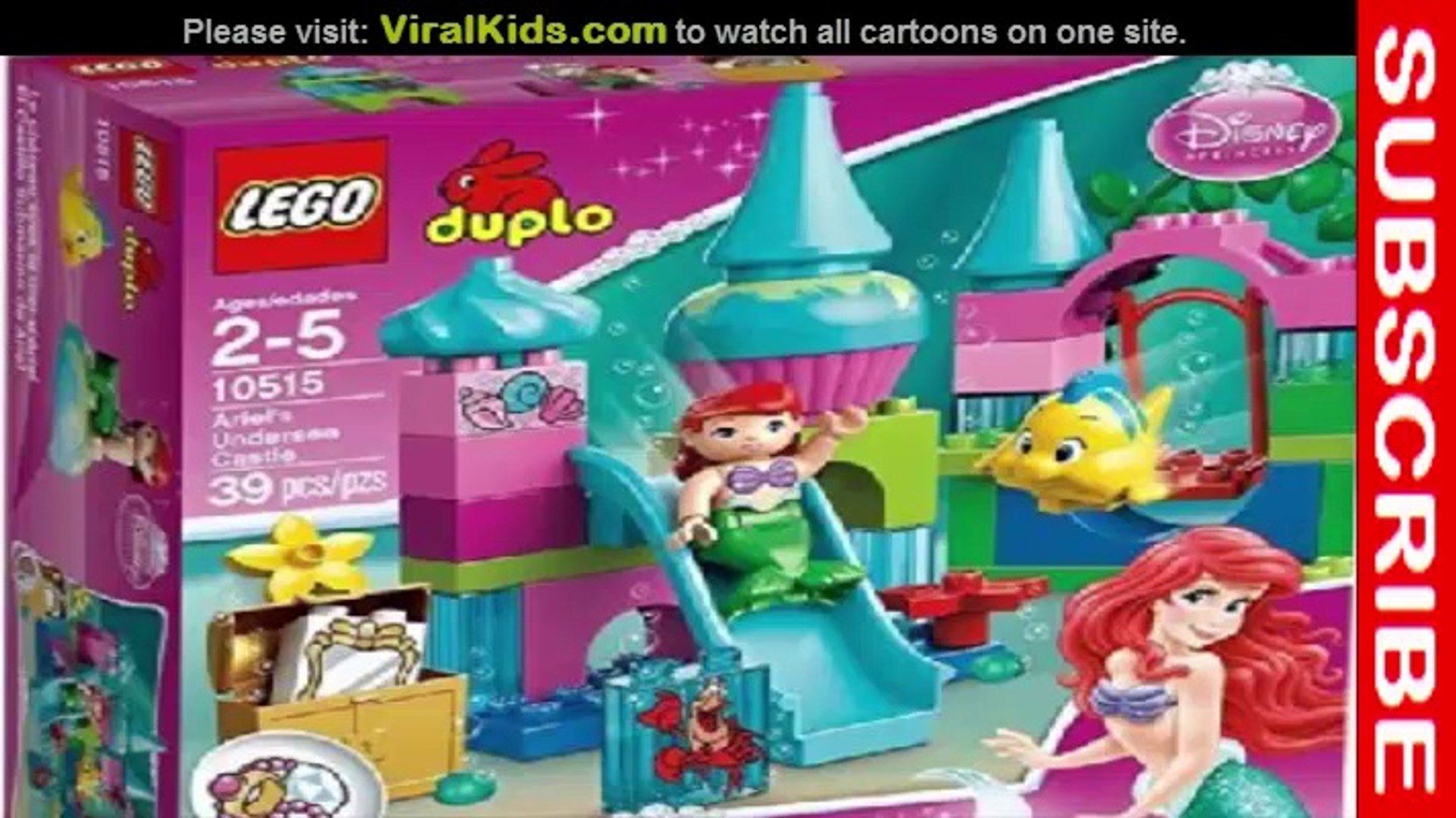 Lego - Disney Princess - Duplo Ariel's Undersea Castle (10515) - video  Dailymotion